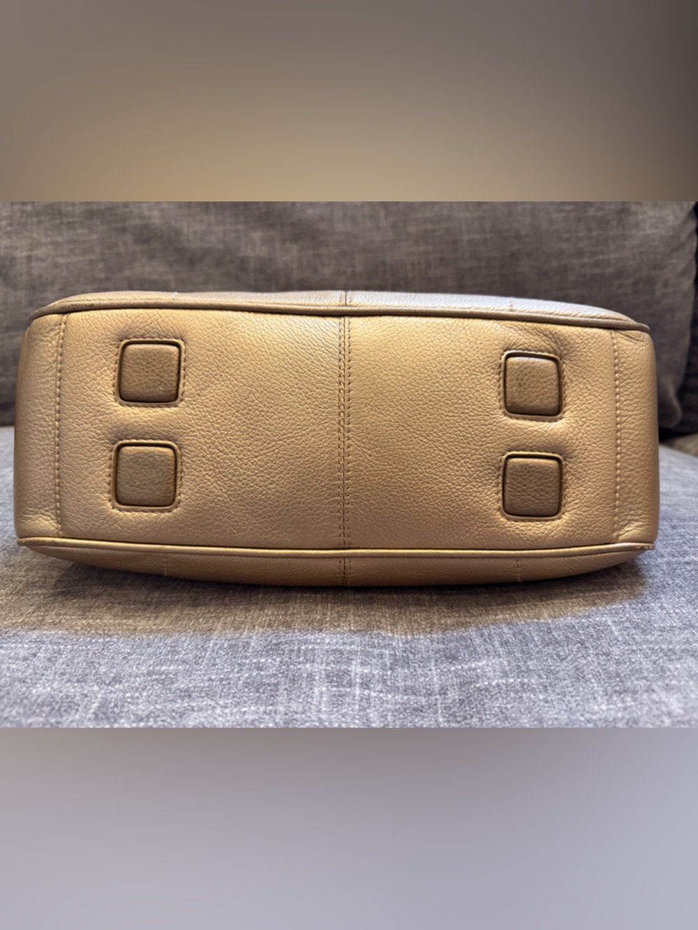 The Sak Metallic Gold Leather Shoulder Bag GUC - Picture 2 of 8